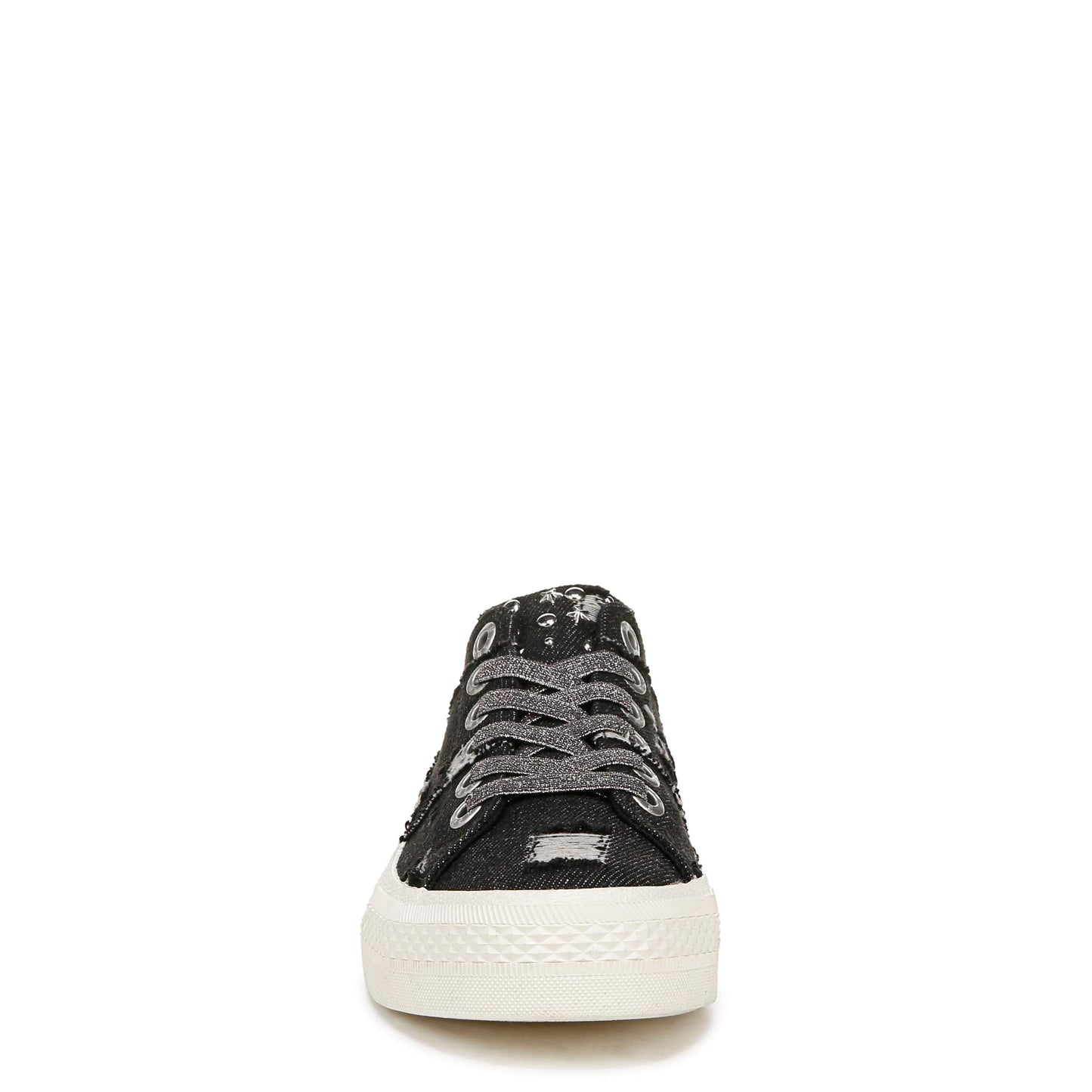 Walk On Black Denim Platform Sneaker