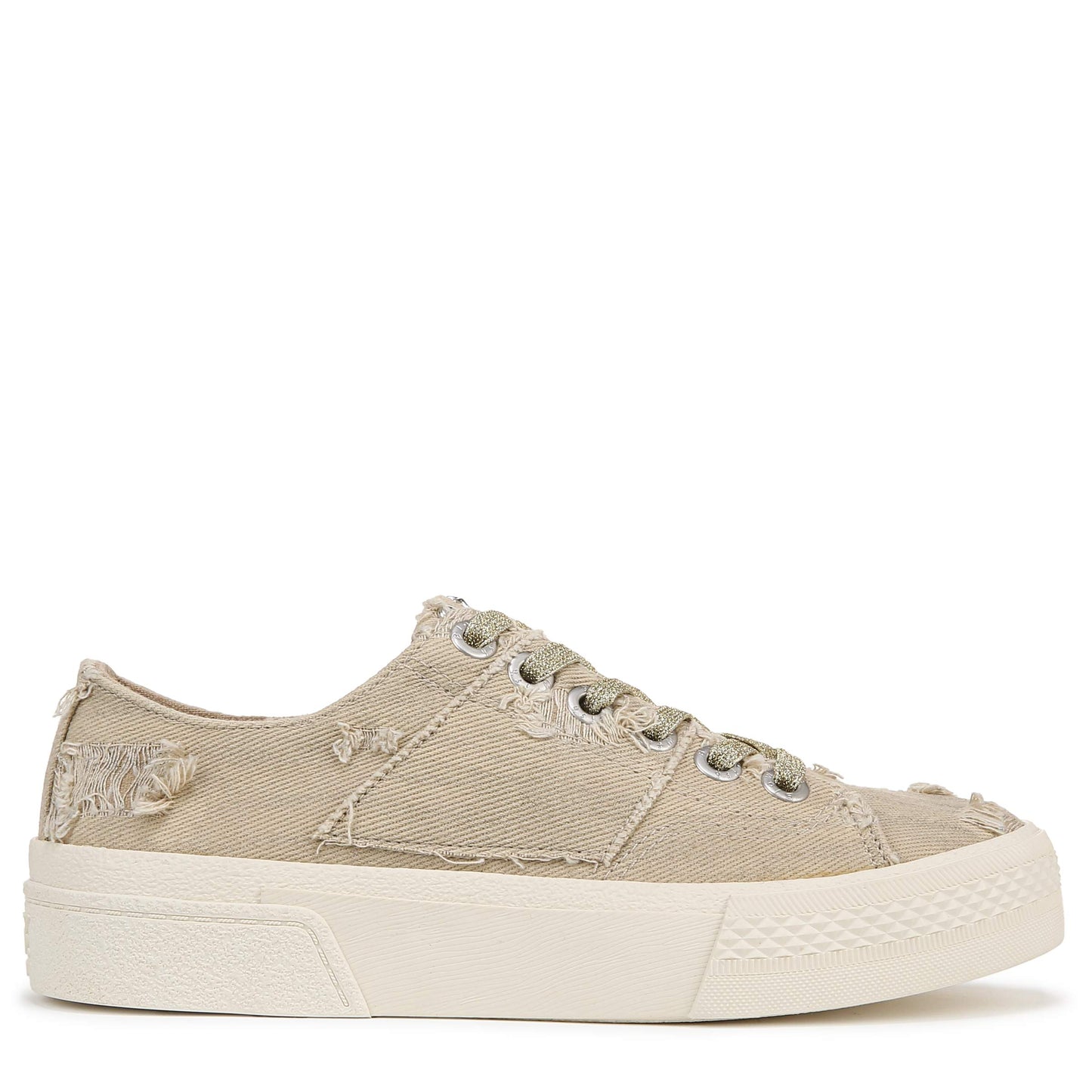 Walk On Tan Denim Platform Sneaker